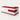 L-Shaped Reception Desk with Keyboard Tray & Lockable for Salon - 39" L × 39" W x 31" H / Red