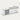 Retail Reception Desk 39-118 in Wide with Keyboard Tray, Lockable & File Drawers - 39" L x 24" W x 30" H / White + Light Gray / Inside View - Left Side Higher