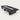 Boat-Shaped Conference Table 79-236 in Wide (6.6-19.7 ft) with Cable Management - 197" L x 59" W x 30" H / Black / Conference Table