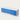Rectangular Reception Desk 47-94 in Wide with File Drawers, Keyboard Tray & Lockable - 47" L x 24" W x 31" H / Blue
