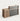 Salon Reception Desk 71-94 in Wide with Cable Management, Lockable & Lumbar Support - 71" L x 24" W x 41" H / Black Textured + Natural