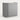 Curved Reception Desk 28-79 in Wide with Lockable, Solid Wood & File Drawers for Salon - 28" L x 22" W x 41" H / Silver Gray