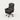Modern Executive Desk with Cable Management, Side Storage & Privacy Panel for Home Office - 26" L x 18" W x 43" H (Chair) / Black + Black / Chair/With Ottoman