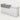 Salon Reception Desk 39-157 in Wide with Keyboard Tray, Lockable & File Drawers for Salon - 126" L x 24" W x 39" H / White + Gray / Left