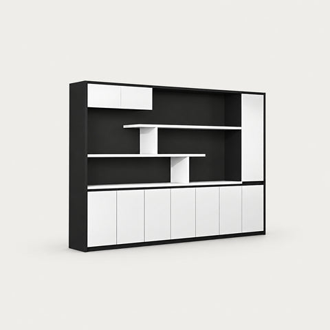 Customizable Luxury Durable Boss Desk And Chair Set - 110" L x 16" W x 79" H (Cabinet) / Cabinet