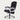 L-Shaped Executive Desk 63-126 in Wide with Lockable for Home Office - chair / With Five-star Legs