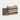 Modern Reception Desk 71-94 in Wide with LED Lighting, Lockable & Loft for Office Lobby - 71" L x 26" W x 41" H / Burnt stone / Higher Left Side/Soap Wood