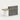 Modern Reception Desk 71-94 in Wide with LED Lighting, Lockable & Loft for Office Lobby - 71" L x 26" W x 41" H / Burnt stone / Higher Left Side/Cadi Wood