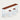 Rectangular Office Desk 39-216 in Wide with Solid Wood for Home Office - 39" L x 16" W x 39" H Desk + Two stools / Teak + White Frame
