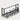 Rectangular Office Desk 39-216 in Wide with Solid Wood for Home Office - 71" L x 16" W x 39" H Desk + Four stools / White + Black Frame