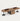 Round Office Desk with Built-In Outlets, Lockable & Solid Wood for Home Office - 126" L x 39" W x 30" H