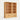File Cabinet 71-79 in Tall with Solid Wood for Office - 55" L x 12" W x 71" H / Natural / Combination Storage Cabinet