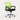 Mesh Ergonomic Office Chair with Swivel, Breathable Mesh & Lumbar Support for Home Office - Black Green / Steel Chair Base