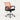 Mesh Ergonomic Office Chair with Swivel, Breathable Mesh & Lumbar Support for Home Office - Black Orange / Steel Chair Base