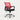 Mesh Ergonomic Office Chair with Swivel, Breathable Mesh & Lumbar Support for Home Office - Black Red / Steel Chair Base