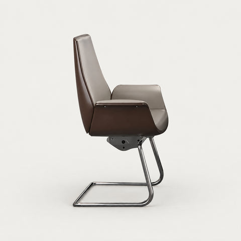 L-Shaped Conference Table with Cable Management, Breathable Mesh & Lumbar Support - Chair*1 / Chair