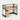Office Workstation Desk 47-142 in Wide with Privacy Panel for Home Office - 47'L x 24" W x 43" H / Oak + White / With Cabinet