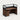 Office Workstation Desk 47-142 in Wide with Privacy Panel for Home Office - 47'L x 24" W x 43" H / Walnut + White / With Cabinet