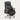 Mesh Ergonomic Office Chair 20 in Wide with Lumbar Support, Height-Adjustable & Solid Wood - 21" L x 20" W x 46" H / Black / Steel Legs