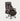 Mesh Ergonomic Office Chair 20 in Wide with Lumbar Support, Height-Adjustable & Solid Wood - 21" L x 20" W x 46" H / Coffee / Steel Legs