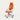 Mesh Ergonomic Office Chair 20 in Wide with Breathable Mesh, Reclining & Lumbar Support - 24" L x 20" W x 48" H / Orange