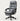 Modern Executive Desk with Lumbar Support, Swivel & Round for Home Office - Aluminum alloy legs / Gray / With Footrest