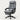Modern Executive Desk with Lumbar Support, Swivel & Round for Home Office - Aluminum alloy legs / Gray / With Footrest