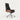 Leather Executive Office Chair with Genuine Leather, Solid Wood & Lumbar Support - Walnut + Black / High Back / PU Leather