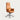Ergonomic Office Chair with Lumbar Support, Portable & Swivel for Executive Office - Orange / High Back / Faux Leather