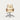 Ergonomic Office Chair with Lumbar Support, Portable & Swivel for Executive Office - Off-White + Light Brown / Low Back / Top Grain Leather