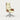 Ergonomic Office Chair with Lumbar Support, Portable & Swivel for Executive Office - Off-White + Light Brown / High Back / Top Grain Leather