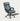 Modern Executive Desk 26 in Wide with Curved, Lumbar Support & Reclining for Home Office - 26" L x 21" W x 50" H / Gray-Green
