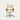 Ergonomic Office Chair with Reclining, Curved & Lumbar Support for Executive Office - White + Dark Brown / Low Back
