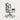 Ergonomic Office Chair 20 in Wide with Lumbar Support for Executive Office - 20"L x 20"W x 45"H / Gray Chair