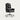 Ergonomic Office Chair 20 in Wide with Lumbar Support for Executive Office - 20"L x 20"W x 45"H / Black Chair