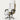 Ergonomic Office Chair with Lumbar Support, Portable & Swivel for Executive Office - 20" L x 20" W x 50" H / White / With Footrest