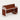 Office Workstation Desk with Portable, Privacy Panel & Swivel for Home Office - 47" L x 24" W x 39 " H (Desk) / White Frame / Red Teak
