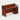 Office Workstation Desk with Portable, Privacy Panel & Swivel for Home Office - 55" L x 24" W x 39 " H (Desk) / Black Frame / Red Teak
