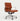 Ergonomic Office Chair 19 in Wide with Lumbar Support for Executive Office - 20" L x 19" W x 37" H / Brown / Faux Leather