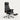 Ergonomic Office Chair with Lumbar Support & Reclining for Executive Office - Black / High Back with Footrest / Napa leather