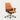 Ergonomic Office Chair with Lumbar Support & Reclining for Executive Office - Orange / Low Back / Napa leather