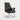 Ergonomic Office Chair with Lumbar Support & Reclining for Executive Office - Black / Low Back with Curved Legs / Top-grain leather