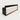Rectangular Reception Desk with Dual-Tone, Keyboard Tray & File Drawers for Hotel Lobby - 55" L x 24" W x 39" H / Black Marble / Regular Type