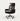 Ergonomic Office Chair with Swivel, Curved & Dual-Tone for Home Office - Steel Legs / Black / Without Footrest
