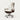 Ergonomic Office Chair with Swivel, Curved & Dual-Tone for Home Office - Steel Legs / White + Brown / With Footrest