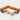 Modern Reception Desk with Modular for Office Lobby - Orange + Gray / Left L-Shaped Configuration