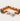 Modern Reception Desk with Modular for Office Lobby - Orange + Gray / Left L-Shaped Configuration