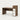 Modular Office Desk with Privacy Panel - Dark Oak / Triple Seat 47" L x 24" W x 39" H
