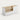 Salon Reception Desk 39-79 in Wide with Keyboard Tray, File Drawers & Side Storage - 39" L x 24" W x 35" H / Off-White + White / Right