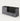 Salon Reception Desk 39-79 in Wide with Keyboard Tray, File Drawers & Side Storage - 39" L x 24" W x 35" H / Black + Gray Marble / Left
